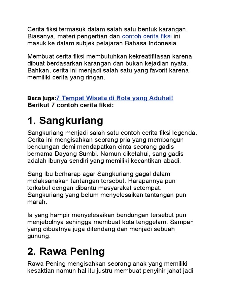 Cerita Fiksi 7 Pdf