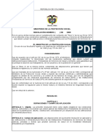 Resolución 4445 Del 26 de Abril de 2009 - Estudio Médico Arquitectónico