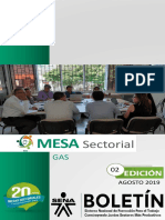 Boletin Mesa Sectorial de Gas PDF
