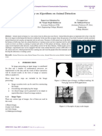 A Survey On Algorithms On Animal Detection