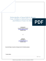 Determination of Swap Ratio in Merger: Case of Reliance Natural Resources Ltd. and Reliance Power Ltd. Merger