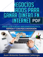 4 Negocios Probados para Ganar Dinero Por Internet Juan Antonio PDF