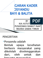 Penyegaran Kader Posyandu