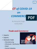 IMPACT of COVID-19 On Commerce in India