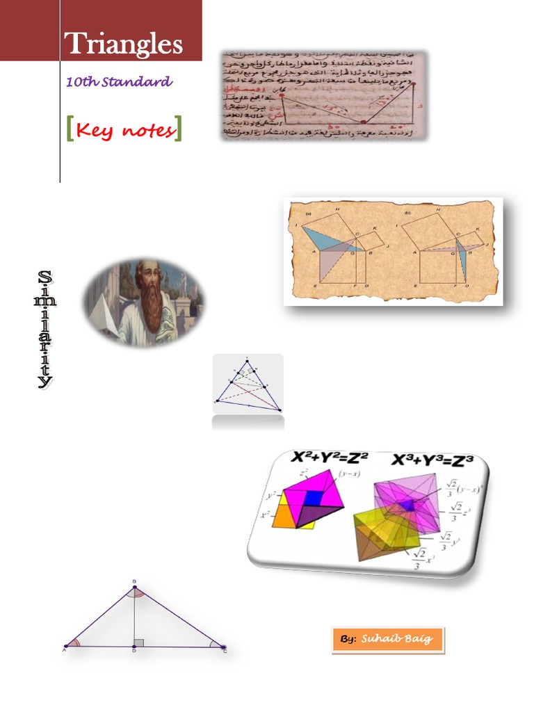 Similarity of Triangles in Geometry | PDF | Triangle | Classical Geometry