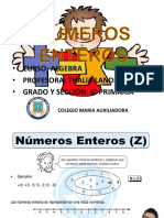 Numeros Enteros - Algebra-6to Primaria-19 Marzo