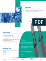 Surface Finish Compression Struts: Non-Architectural Strut Architectural Strut