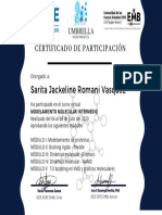 Certificado curso modelado molecular