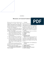 Measures of Central Tendency