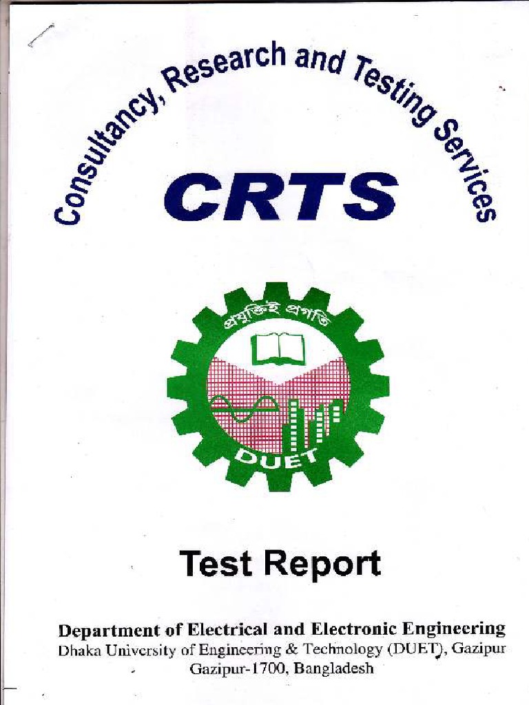 630 A HT Switchgear Test Report For CRTS-27 | PDF | Information And ...