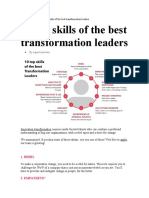 10 Skill of Transformation Innovation