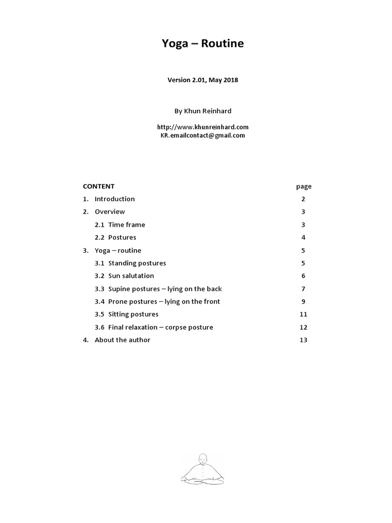 Yoga Routine | PDF