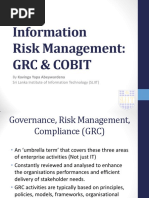 Week 2 - Information Risk Management - GRC COBIT