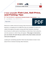 Fish - Guide - Fish - List - Sell - Price - and - Fishing - Tips PDF