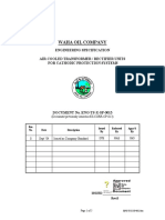 Waha Oil Company: Engineering Specification Air-Cooled Transformer / Rectifier Units For Cathodic Protection Systems