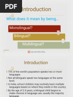 What Is Bilingualism