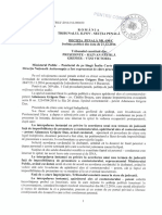 Decizie Penală Tribunalul Ilfov - Judecătorul Paștilă În Cazul Adamescu