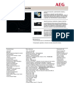 Placa Induccion AEG Datasheet - IKB63402FB