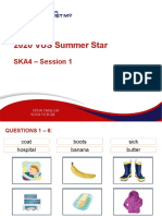 2020 VUS Summer Star: SKA4 - Session 1