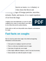 Fast Facts On Coughs
