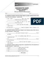 AB - YL3 - Tutoring - Diagnostic Quiz (2017)