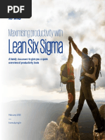 Maximising Productivity With: Lean Six Sigma