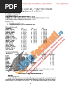ListaFacultati - Ro Subiecte Admitere Universitatea Bucuresti Limbi Straine 2002