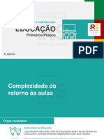 RIO G SUL Proposta Retomada as Aulas