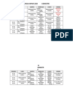 HORARIO DE METALURGIA IMPAR 2020          I SEMESTRE