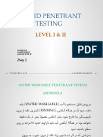 LIQUID PENETRANT TESTING SAMANI - DAY 2