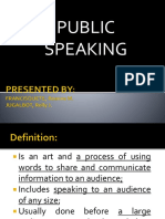 Public Speaking