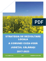 Strategia de Dezvoltare Locala Cuza Voda PDF
