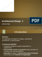 Architectural Design Studio V PRESENTATION 16th JUNE 2020