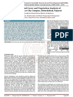 Land Use Land Cover and Vegetation Analysis of Gujarat Science City Campus, Ahmedabad, Gujarat