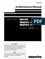 WA900 3 and WA800 3 Operation Manual PDF