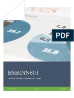 BSBINN601: Lead and Manage Organizational Change