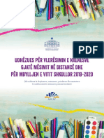 Udhezues Per Vleresimin e Nxenesve Gjate Mesimit Ne Distance (7 Maj 2020)