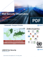 Rail Security Observatory: Francesco Dionori Chief, Transport Networks & Logistics 23 May 2018