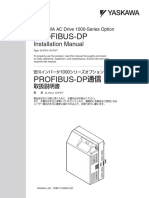 Profibus-Dp: Installation Manual