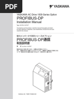 Profibus-Dp: Installation Manual