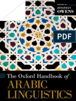 Jonathan Owens - Handbook of Arabic Linguistics PDF