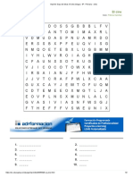 Imprimir Sopa de Letras - El Cine (Lengua - 6º - Primaria - Cine) PDF