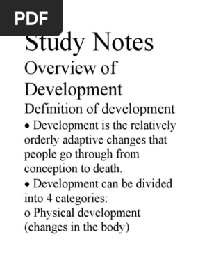 Study Notes