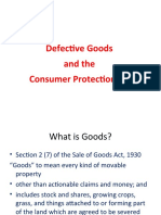 Defective Goods & CPA - IMI