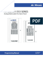 FX-350/351/353 SERIES: Analog/Addressable Fire Alarm Panel