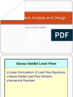 Notes 11 - Gauss Seidel Load Flow