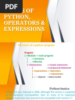 Basics of Pythhon N Operators