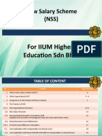 New Salary Scheme (NSS) : For IIUM Higher Education SDN BHD