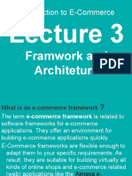 Introduction To E-Commerce: Framwork and Architeture