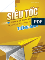 Mega 2020 -Siêu Tốc Luyện Đề Thi THPT Quốc Gia 2020 - Dương Thị Hương (Lời Giải Chi Tiết)